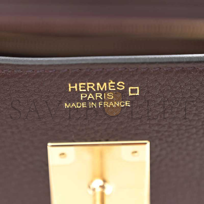 HERMÈS MASTER BIRKIN 30 TOGO MATTE ALLIGATOR ROUGE SELLIER (30*23*15cm)